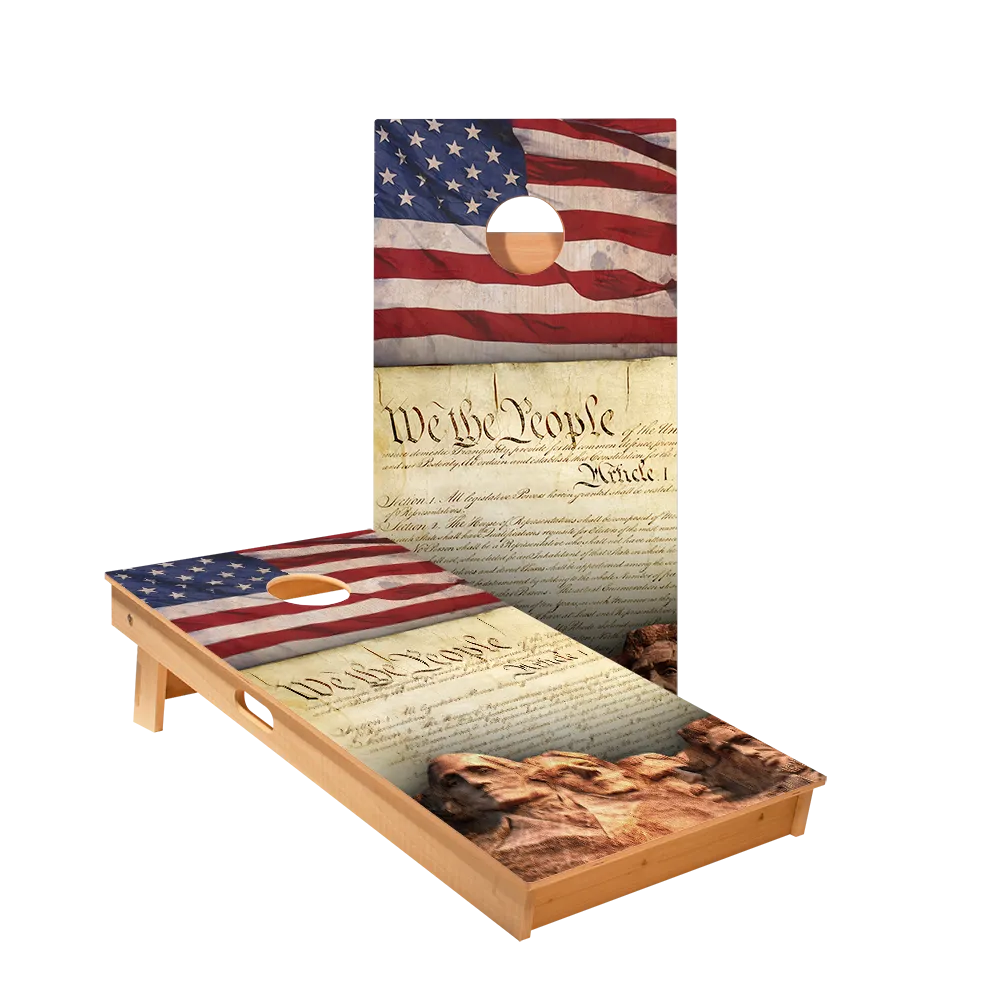 We The People Star Cornhole Boards