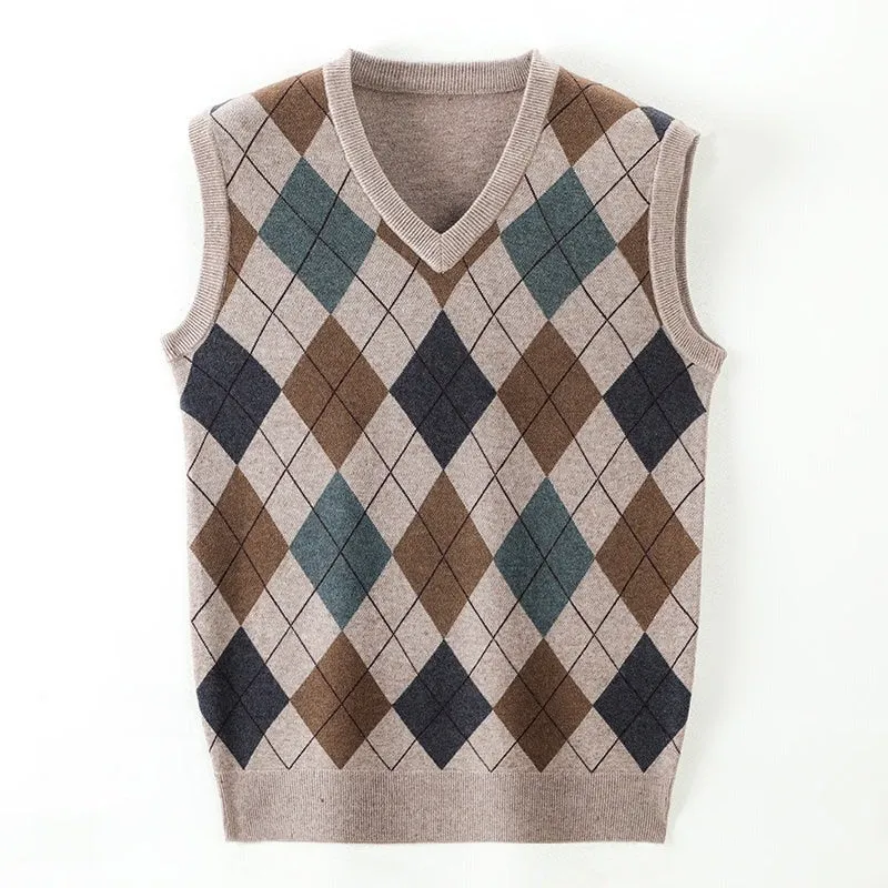 West Louis Warm Woolen Sweater Vest