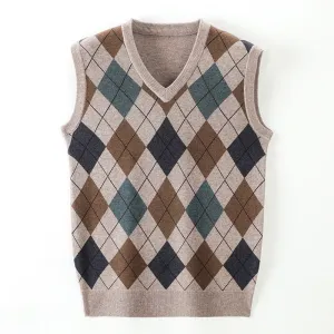 West Louis Warm Woolen Sweater Vest