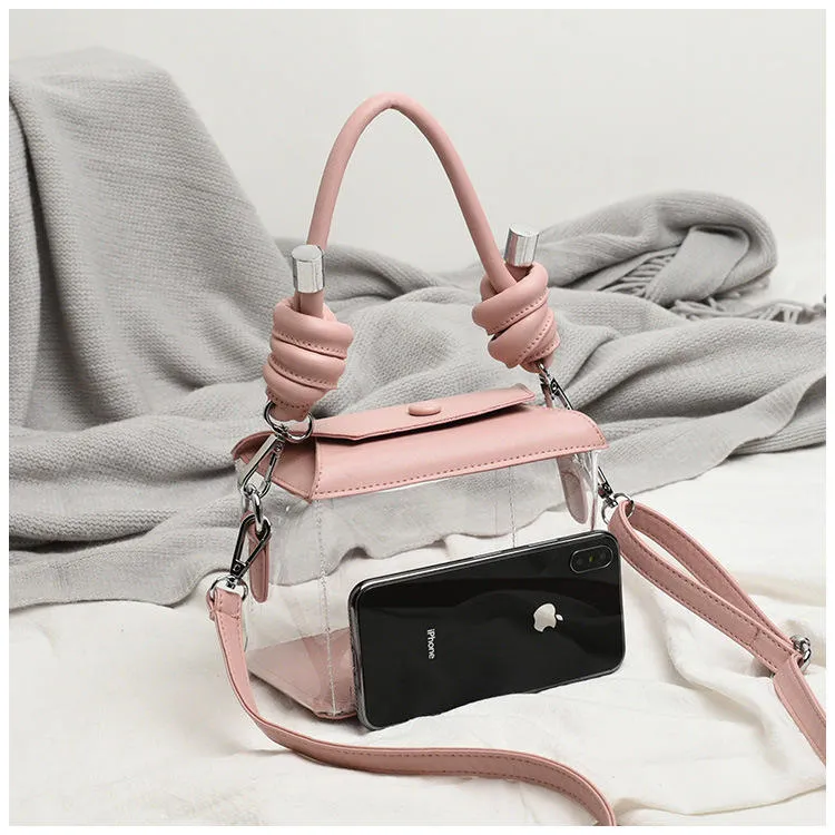 Women Fashion PVC Transparent Crossbody Bag Shoulder