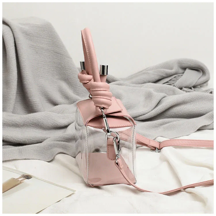 Women Fashion PVC Transparent Crossbody Bag Shoulder