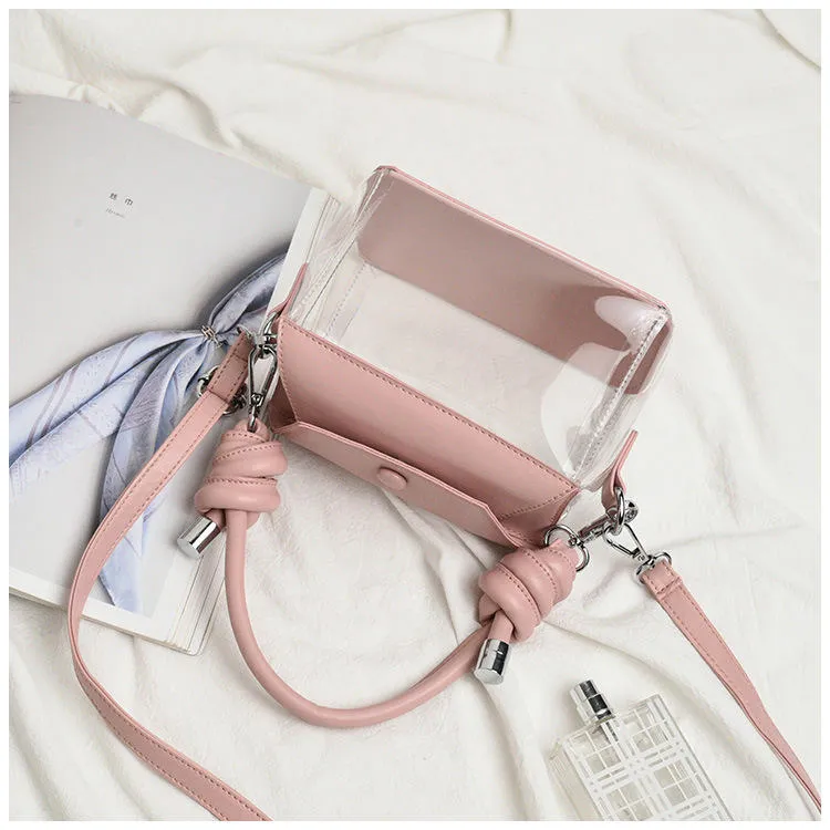 Women Fashion PVC Transparent Crossbody Bag Shoulder