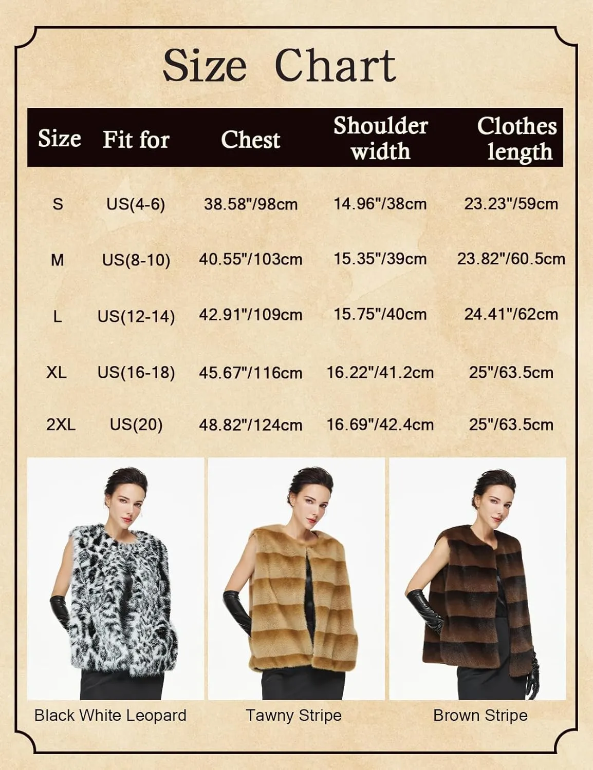Women Faux Fur Mink Vests with 2 Pockets Winter Fall Open Front Sleeveless Jacket Outwear