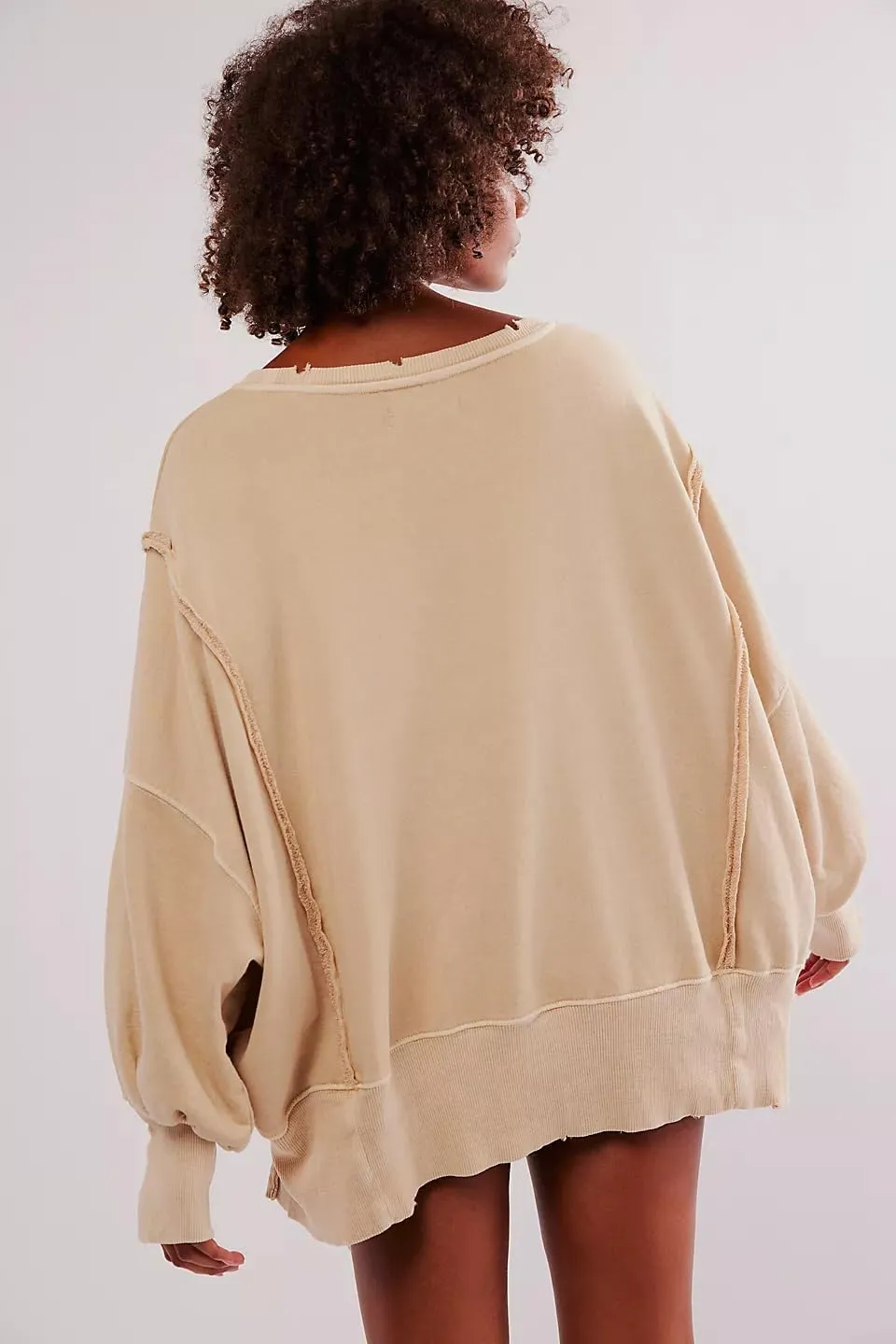 Women Oversized Y2K Graphic Sweatshirts High Low Drop Shoulder Pullover Tops Crewneck Long Sleeve Vintage Shirts