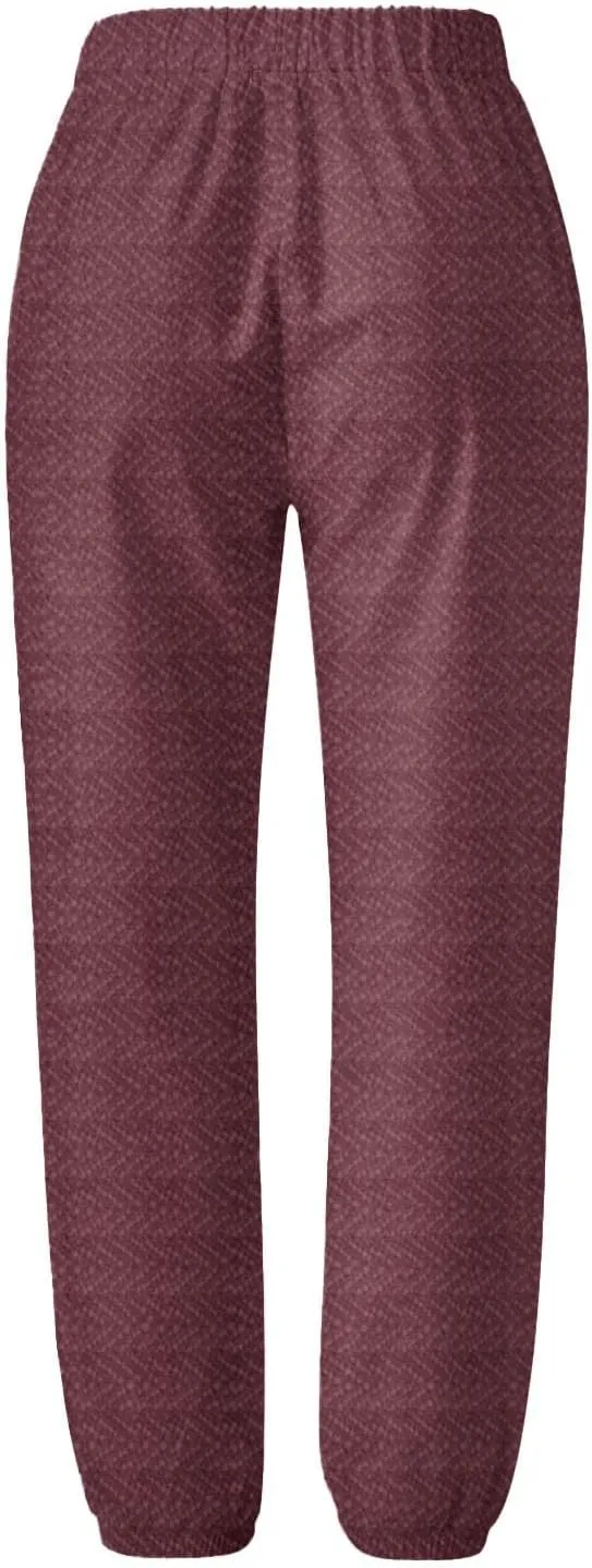 Womens Striped Linen Pants Casual High Waisted Wide Leg Cropped Pants Summer Beach Gauze Capri Trousers with Pockets