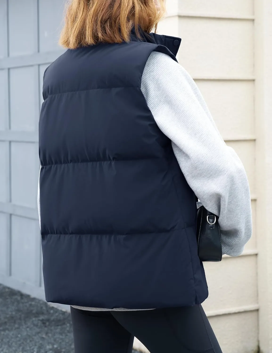 YUCOLEN Down Puffer Vest for Women Lightweight Warm Sleeveless Puffer Jacket 2024 Women Winter Trendy Puffy Vests