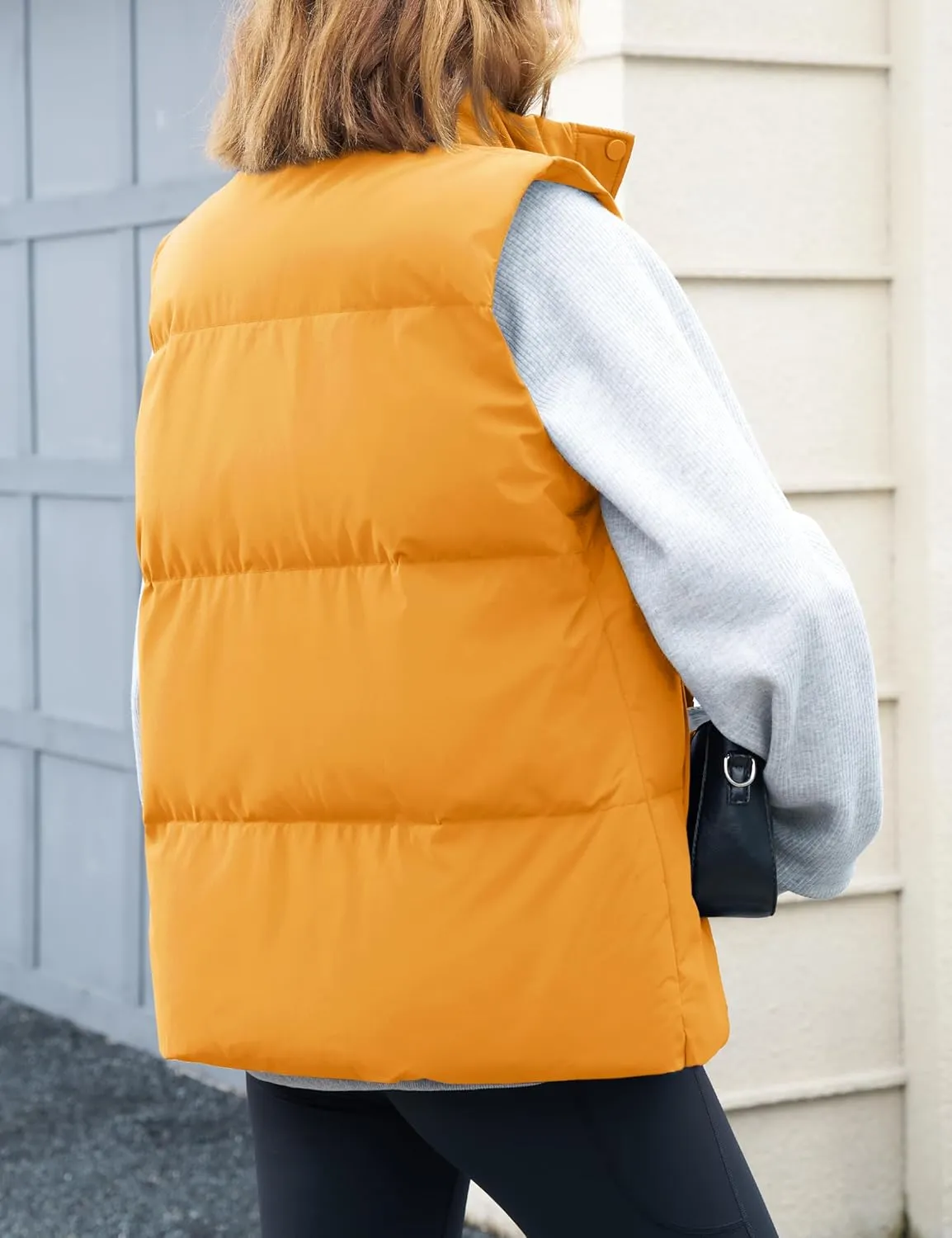 YUCOLEN Down Puffer Vest for Women Lightweight Warm Sleeveless Puffer Jacket 2024 Women Winter Trendy Puffy Vests