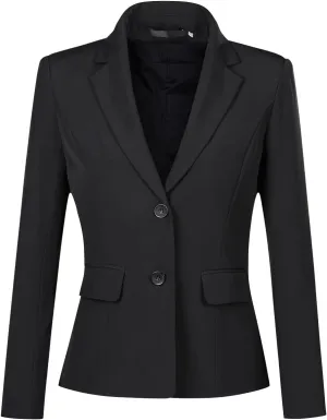 YYNUDA Women's Casual Long Sleeve Two Button Suit Jacket Work Office Blazer Jacket
