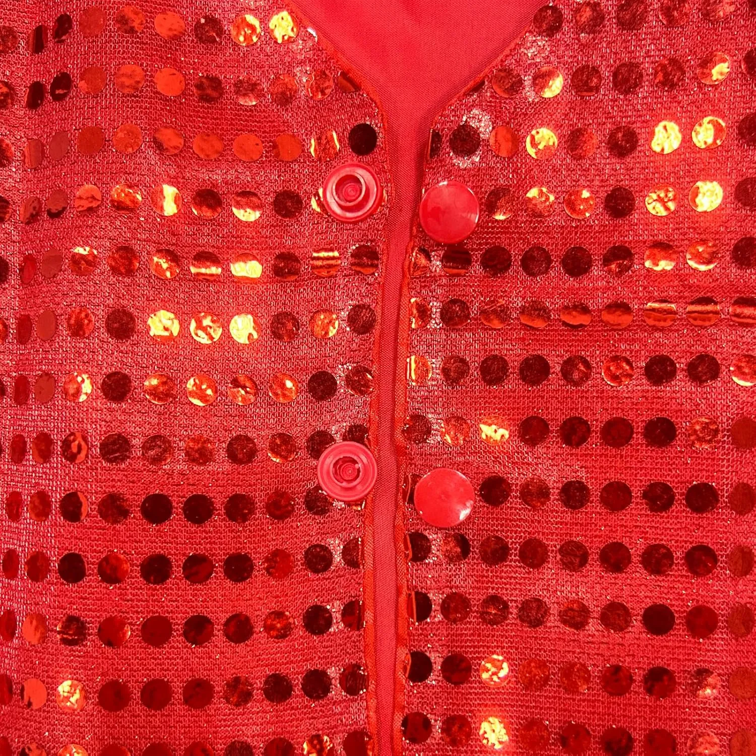 ZUYPSK Boys' Girls' Shiny Party Vests Glittery Sequined Hip-hop Jazz Dance Stage Performance Jacket Waistcoat